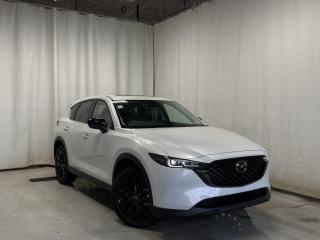<p>NEW 2024 CX-5 Kuro AWD. Bluetooth, Skyactiv-G 2.5 L (Inline-4) Cylinder Deactivation. Backup Cam, Available NAV, Garnet Red Leather-Trimmed Upholstery, Memory Seat, Heated Seats, Keyless Remote Entry, Power Trunk, Adaptive Cruise Control, Heated Steering Wheel, Wiper Blade De-Icer, Auto Dual-Zone Climate Control, Rear Air Vents, Auto Rain-Sensing Wipers, Electronic Parking Brake, Heated Mirrors, 19 Black Metallic Alloy Wheels, Signature Wing Grille, Exterior Mirrors In Brilliant Black, Text Message Us For More Info at 587-210-8409</p>  <p>Includes:</p> <p>i-ACTIVSENSE + Safety Features (Smart City Brake Support-Front, Rear Cross Traffic Alert, Mazda Radar Cruise Control With Stop & Go, Distance Recognition Support System, Lane-Keep Assist System, Lane Departure Warning System, Advanced Blind Spot Monitoring)</p>  <p>A joy to drive, our 2024 Mazda CX-5 Kuro AWD radiates refined style in Rhodium White Metallic! Motivated by a 2.5 Liter 4 Cylinder that delivers 187hp tethered to a paddle-shifted 6 Speed Automatic transmission. You can put that strength to good use with the added traction of torque vectoring, and this All Wheel Drive SUV returns nearly approximately 7.8L/100km on the highway. Our CX-5 also has an expressive design with bold details like 17-inch alloy wheels, a rear roof spoiler, and bright-tipped dual exhaust outlets.</p>  <p>Our Kuro cabin is no ordinary interior. Its tailor-made for better travel with heated leather power front seats, a leather-wrapped steering wheel, automatic climate control, pushbutton ignition, and keyless access. Mazda makes connecting easy by providing a 10.25-inch central display, a multifunction Commander controller, Apple CarPlay/Android Auto, Bluetooth, voice control, and six-speaker audio. The versatile rear cargo space adds adventure-friendly functionality.</p>  <p>Safety is a high priority for Mazda, which helps protect you and your loved ones with automatic emergency braking, adaptive cruise control, a rearview camera, lane-keeping assistance, blind-spot monitoring, and other intelligent technologies. With all that, our CX-5 Kuro is here to transcend the ordinary! Save this page, Come in for a Qualified Test Drive. We Know You Will Enjoy Your Test Drive Towards Ownership!</p>  <p>Call 587-409-5859 for more info or to schedule an appointment! Listed Pricing is valid for 72 hours. Financing is available, please see dealer for term availability and interest rates. AMVIC Licensed Business.</p>