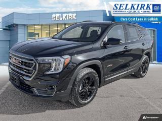 <b>Adaptive Cruise Control,  Blind Spot Detection,  Leather Seats,  Heated Steering Wheel,  Power Liftgate!</b><br> <br> <br> <br>  From the impressive practicality to striking styling this 2024 GMC Terrain makes every day better. <br> <br>From endless details that drastically improve this SUVs usability, to striking style and amazing capability, this 2024 Terrain is exactly what you expect from a GMC SUV. The interior has a clean design, with upscale materials like soft-touch surfaces and premium trim. You cant go wrong with this SUV for all your family hauling needs.<br> <br> This ebony twilight metallic SUV  has a 9 speed automatic transmission and is powered by a  175HP 1.5L 4 Cylinder Engine.<br> <br> Our Terrains trim level is AT4. Upgrading to this off-road ready Terrain AT4 is an awesome decision as it comes loaded with leather front seats with memory settings, a large colour touchscreen infotainment system featuring wireless Apple CarPlay, Android Auto and SiriusXM plus its also 4G LTE hotspot capable. This Terrain AT4 also includes an off-road skid plate, dark exterior accents, gloss black aluminum wheels and exclusive interior accents, power rear liftgate, a leather-wrapped steering wheel, Teen Driver technology, a remote engine starter, an HD rear vision camera, lane keep assist with lane departure warning, forward collision alert, LED signature lighting, StabiliTrak with hill descent control, power driver and passenger seats and a 60/40 split-folding rear seat to make hauling large items a breeze. This vehicle has been upgraded with the following features: Adaptive Cruise Control,  Blind Spot Detection,  Leather Seats,  Heated Steering Wheel,  Power Liftgate,  Heated Seats,  Apple Carplay. <br><br> <br>To apply right now for financing use this link : <a href=https://www.selkirkchevrolet.com/pre-qualify-for-financing/ target=_blank>https://www.selkirkchevrolet.com/pre-qualify-for-financing/</a><br><br> <br/>    Incentives expire 2024-05-31.  See dealer for details. <br> <br>Selkirk Chevrolet Buick GMC Ltd carries an impressive selection of new and pre-owned cars, crossovers and SUVs. No matter what vehicle you might have in mind, weve got the perfect fit for you. If youre looking to lease your next vehicle or finance it, we have competitive specials for you. We also have an extensive collection of quality pre-owned and certified vehicles at affordable prices. Winnipeg GMC, Chevrolet and Buick shoppers can visit us in Selkirk for all their automotive needs today! We are located at 1010 MANITOBA AVE SELKIRK, MB R1A 3T7 or via phone at 204-482-1010.<br> Come by and check out our fleet of 80+ used cars and trucks and 180+ new cars and trucks for sale in Selkirk.  o~o