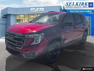 <b>Adaptive Cruise Control,  Blind Spot Detection,  Leather Seats,  Heated Steering Wheel,  Power Liftgate!</b><br> <br> <br> <br>  From the impressive practicality to striking styling this 2024 GMC Terrain makes every day better. <br> <br>From endless details that drastically improve this SUVs usability, to striking style and amazing capability, this 2024 Terrain is exactly what you expect from a GMC SUV. The interior has a clean design, with upscale materials like soft-touch surfaces and premium trim. You cant go wrong with this SUV for all your family hauling needs.<br> <br> This volcanic red tintcoat SUV  has a 9 speed automatic transmission and is powered by a  175HP 1.5L 4 Cylinder Engine.<br> <br> Our Terrains trim level is AT4. Upgrading to this off-road ready Terrain AT4 is an awesome decision as it comes loaded with leather front seats with memory settings, a large colour touchscreen infotainment system featuring wireless Apple CarPlay, Android Auto and SiriusXM plus its also 4G LTE hotspot capable. This Terrain AT4 also includes an off-road skid plate, dark exterior accents, gloss black aluminum wheels and exclusive interior accents, power rear liftgate, a leather-wrapped steering wheel, Teen Driver technology, a remote engine starter, an HD rear vision camera, lane keep assist with lane departure warning, forward collision alert, LED signature lighting, StabiliTrak with hill descent control, power driver and passenger seats and a 60/40 split-folding rear seat to make hauling large items a breeze. This vehicle has been upgraded with the following features: Adaptive Cruise Control,  Blind Spot Detection,  Leather Seats,  Heated Steering Wheel,  Power Liftgate,  Heated Seats,  Apple Carplay. <br><br> <br>To apply right now for financing use this link : <a href=https://www.selkirkchevrolet.com/pre-qualify-for-financing/ target=_blank>https://www.selkirkchevrolet.com/pre-qualify-for-financing/</a><br><br> <br/>    Incentives expire 2024-04-30.  See dealer for details. <br> <br>Selkirk Chevrolet Buick GMC Ltd carries an impressive selection of new and pre-owned cars, crossovers and SUVs. No matter what vehicle you might have in mind, weve got the perfect fit for you. If youre looking to lease your next vehicle or finance it, we have competitive specials for you. We also have an extensive collection of quality pre-owned and certified vehicles at affordable prices. Winnipeg GMC, Chevrolet and Buick shoppers can visit us in Selkirk for all their automotive needs today! We are located at 1010 MANITOBA AVE SELKIRK, MB R1A 3T7 or via phone at 204-482-1010.<br> Come by and check out our fleet of 90+ used cars and trucks and 210+ new cars and trucks for sale in Selkirk.  o~o