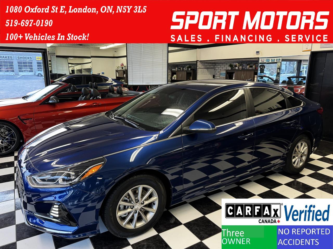 Used 2018 Hyundai Sonata GL+Camera+ApplePlay+Heated Steering+CLEAN CARFAX for sale in London, ON