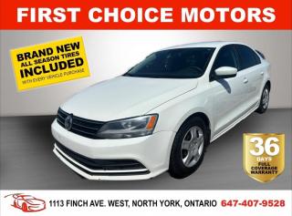 Welcome to First Choice Motors, the largest car dealership in Toronto of pre-owned cars, SUVs, and vans priced between $5000-$15,000. With an impressive inventory of over 300 vehicles in stock, we are dedicated to providing our customers with a vast selection of affordable and reliable options. <br><br>Were thrilled to offer a used 2017 Volkswagen Jetta TRENDLINE, white color with 259,000km (STK#7076) This vehicle was $9990 NOW ON SALE FOR $8990. It is equipped with the following features:<br>- Automatic Transmission<br>- Heated seats<br>- Bluetooth<br>- Reverse camera<br>- Power windows<br>- Power locks<br>- Power mirrors<br>- Air Conditioning<br><br>At First Choice Motors, we believe in providing quality vehicles that our customers can depend on. All our vehicles come with a 36-day FULL COVERAGE warranty. We also offer additional warranty options up to 5 years for our customers who want extra peace of mind.<br><br>Furthermore, all our vehicles are sold fully certified with brand new brakes rotors and pads, a fresh oil change, and brand new set of all-season tires installed & balanced. You can be confident that this car is in excellent condition and ready to hit the road.<br><br>At First Choice Motors, we believe that everyone deserves a chance to own a reliable and affordable vehicle. Thats why we offer financing options with low interest rates starting at 7.9% O.A.C. Were proud to approve all customers, including those with bad credit, no credit, students, and even 9 socials. Our finance team is dedicated to finding the best financing option for you and making the car buying process as smooth and stress-free as possible.<br><br>Our dealership is open 7 days a week to provide you with the best customer service possible. We carry the largest selection of used vehicles for sale under $9990 in all of Ontario. We stock over 300 cars, mostly Hyundai, Chevrolet, Mazda, Honda, Volkswagen, Toyota, Ford, Dodge, Kia, Mitsubishi, Acura, Lexus, and more. With our ongoing sale, you can find your dream car at a price you can afford. Come visit us today and experience why we are the best choice for your next used car purchase!<br><br>All prices exclude a $10 OMVIC fee, license plates & registration  and ONTARIO HST (13%)