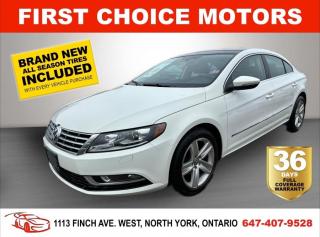 Used 2013 Volkswagen Passat CC SPORTLINE ~AUTOMATIC, FULLY CERTIFIED WITH WARRANT for sale in North York, ON