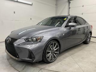 Used 2018 Lexus IS 300 F SPORT AWD | 3.5L V6 | SUNROOF | RED LEATHER for sale in Ottawa, ON