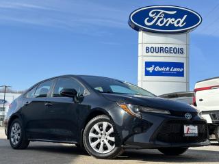 <b>Low Mileage, Heated Seats,  Blind Spot Detection,  Lane Keep Assist,  LED Lights,  Apple CarPlay!</b><br> <br> Gear up for winter with Bourgeois Motors Ford! Throughout November, when you purchase, lease, or finance any in-stock new or pre-owned vehicle you can take advantage of our volume discount pricing on winter wheel and tire packages! Speak with your sales consultant to find out how you can get a grip on winter driving while keeping your cash in your pockets. Stay ahead of winter and your budget at Bourgeois Motors Ford! <br> <br> Compare at $24717 - Our Price is just $23997! <br> <br>   With a sleek design, modern tech and standard Toyota Safety Sense this Toyota Corolla is ready to create something unforgettable. This  2020 Toyota Corolla is for sale today in Midland. <br> <br>Loaded with premium safety features, this Toyota Corolla also offers assertive style and performance that thrills. Thanks to its powerful yet efficient engine, this amazing compact sedan yeilds incredible fuel economy in a fun to drive package. With seating for five and a folding rear seat, it comes with plenty of extra space for family, friends or extra cargo when needed. Built with the quality and reliability you expect, this Corolla brings an iconic name into the future with ease.This low mileage  sedan has just 17,382 kms. Its  black sand pearl in colour  . It has a cvt transmission and is powered by a  139HP 1.8L 4 Cylinder Engine.  It may have some remaining factory warranty, please check with dealer for details. <br> <br> Our Corollas trim level is LE. Upgrading to this Corolla LE is a great decision as it comes with heated front seats, automatic climate control, sleek Bi-LED headlights, a larger 8 inch touchscreen display featuring Scout GPS Link, Apple CarPlay, advanced voice recognition, 6 speakers, next gen USB 2.0 audio ports, wireless streaming audio, SIRI Eyes Free and a crisp rear view camera. Additional features include blind spot detection, remote keyless entry, Toyota Safety Sense, dynamic radar cruise control, lane departure warning with lane steering assist, power windows, power adjustable heated mirrors and much more. This vehicle has been upgraded with the following features: Heated Seats,  Blind Spot Detection,  Lane Keep Assist,  Led Lights,  Apple Carplay,  Adaptive Cruise Control,  Streaming Audio. <br> <br>To apply right now for financing use this link : <a href=https://www.bourgeoismotors.com/credit-application/ target=_blank>https://www.bourgeoismotors.com/credit-application/</a><br><br> <br/><br>At Bourgeois Motors Ford in Midland, Ontario, we proudly present the regions most expansive selection of used vehicles, ensuring youll find the perfect ride in our shared inventory. With a network of dealers serving Midland and Parry Sound, your ideal vehicle is within reach. Experience a stress-free shopping journey with our family-owned and operated dealership, where your needs come first. For over 78 years, weve been committed to serving Midland, Parry Sound, and nearby communities, building trust and providing reliable, quality vehicles. Discover unmatched value, exceptional service, and a legacy of excellence at Bourgeois Motors Fordwhere your satisfaction is our priority.Please note that our inventory is shared between our locations. To avoid disappointment and to ensure that were ready for your arrival, please contact us to ensure your vehicle of interest is waiting for you at your preferred location. <br> Come by and check out our fleet of 90+ used cars and trucks and 210+ new cars and trucks for sale in Midland.  o~o