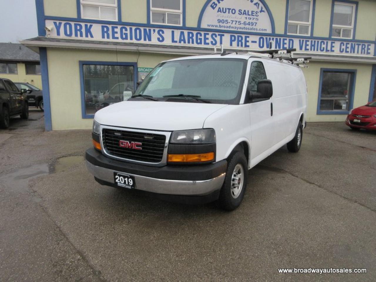 2019 GMC Savana 1-TON CARGO-MOVING 2 PASSENGER 6.0L - V8.. EXTENDED-CARGO.. BACK-UP CAMERA.. TOW SUPPORT.. ROOF-RACKS.. BARN-DOOR-ENTRANCES.. Photo