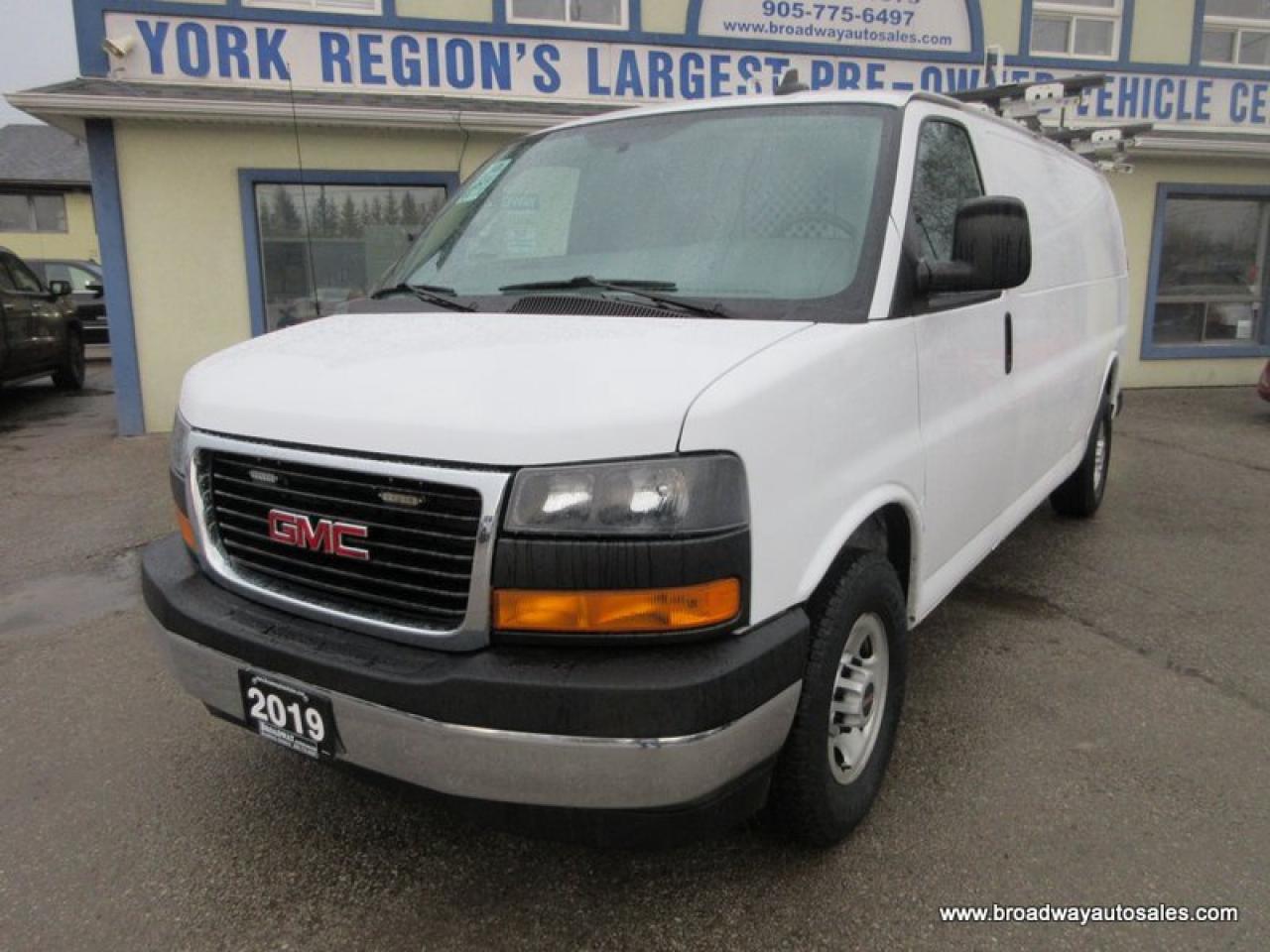 2019 GMC Savana 1-TON CARGO-MOVING 2 PASSENGER 6.0L - V8.. EXTENDED-CARGO.. BACK-UP CAMERA.. TOW SUPPORT.. ROOF-RACKS.. BARN-DOOR-ENTRANCES.. Photo