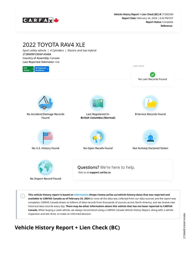 2022 Toyota RAV4 Hybrid XLE Photo