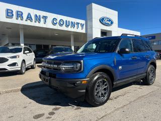 <p><br />KEY FEATURES: 2024 Bronco Sport Big Bend Edition, 5 passenger, 4X4, 1 .5 L ecoboost engine, Blue, cloth interior, 8-speed automatic transmission, Aluminum wheels, Convenience package, Reverse sensor, Wireless charger, way, rain sense wipers, sync 3, reverse camera, Collision assist Ford pass, heated seats, Auto high beams, active Grille shutters, power driver seat, intelligent Access, Lane keep, Auto Stop Start, power windows power locks and more.</p><p><br />Please Call 519-756-6191, Email sales@brantcountyford.ca for more information and availability on this vehicle.  Brant County Ford is a family owned dealership and has been a proud member of the Brantford community for over 40 years!</p><p> </p><p><br />** PURCHASE PRICE ONLY (Includes) Fords Delivery Allowance</p><p><br />** See dealer for details.</p><p>*Please note all prices are plus HST and Licencing. </p><p>* Prices in Ontario, Alberta and British Columbia include OMVIC/AMVIC fee (where applicable), accessories, other dealer installed options, administration and other retailer charges. </p><p>*The sale price assumes all applicable rebates and incentives (Delivery Allowance/Non-Stackable Cash/3-Payment rebate/SUV Bonus/Winter Bonus, Safety etc</p><p>All prices are in Canadian dollars (unless otherwise indicated). Retailers are free to set individual prices.</p><p> </p>