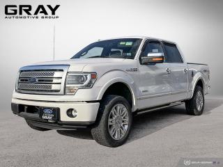 <p>A very well looked after Pearl white Platinum edition with a stunning brown interior has just come up for sale. Accident Free and Loaded with features - Leather, Sunroof, Heated seats, Power running boards, Backup cam and plenty more. These highly sought after 12th gen F-150s are very rare in this trim and comes Safety Certified at NO additional cost! </p><p> </p><p>$238.69 bi-weekly @ 9.99%!!</p><p> </p><p>To book a test drive or to come see the vehicle in person, please email us at info@grayautomotivegroup.com to make sure its still available.</p><p> </p><p>No hidden fees. HST and licensing extra.</p><p>Financing available at competitive rates.</p><p>Trade-Ins Welcome!</p><p> </p><p>*Payments displayed are as per the listing price on a 60 month term OAC. Interest rates may vary as per the age and mileage of the vehicle. Mileage recorded at time of listing. Finance Application fees may apply as per the age and mileage of the vehicle and third party lender requirements. Taxes and license are not included in listing price, and will be due on delivery or added on to financing (OAC).</p>