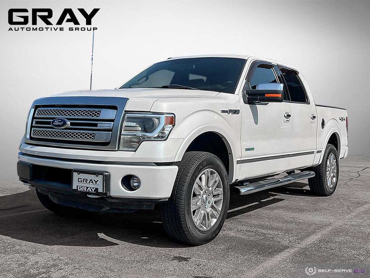 <p>This pearl white Ford F-150 Platinum has a stunning brown interior is Accident Free and comes Fully Loaded - Leather, Sunroof, Heated seats, 4WD SuperCrew, nav, Backup cam and plenty more.</p><p><span style=font-size: 12pt; font-family: arial, helvetica, sans-serif; color: #000000; background-color: transparent; font-weight: 400; font-style: normal; font-variant-ligatures: normal; font-variant-caps: normal; font-variant-alternates: normal; font-variant-numeric: normal; font-variant-east-asian: normal; font-variant-position: normal; text-decoration: none; vertical-align: baseline; white-space: pre-wrap;>To book a test drive or to come see the vehicle in person, please call us at 289-293-1913 or email us at info@grayautomotivegroup.com to make sure it&rsquo;s still available.</span></p><p><span style=font-size: 12pt; font-family: arial, helvetica, sans-serif;><span style=color: #000000; background-color: #ffffff; font-weight: 400; font-style: normal; font-variant-ligatures: normal; font-variant-caps: normal; font-variant-alternates: normal; font-variant-numeric: normal; font-variant-east-asian: normal; font-variant-position: normal; text-decoration: none; vertical-align: baseline; white-space: pre-wrap;>No hidden fees. HST, licensing, and $12.50 OMVIC transaction fee extra.</span></span></p><p><span style=font-size: 12pt; font-family: arial, helvetica, sans-serif; color: #000000; background-color: #ffffff; font-weight: 400; font-style: normal; font-variant-ligatures: normal; font-variant-caps: normal; font-variant-alternates: normal; font-variant-numeric: normal; font-variant-east-asian: normal; font-variant-position: normal; text-decoration: none; vertical-align: baseline; white-space: pre-wrap;>Financing available at competitive rates.</span></p><p><span style=font-size: 12pt; font-family: arial, helvetica, sans-serif; color: #000000; background-color: #ffffff; font-weight: 400; font-style: normal; font-variant-ligatures: normal; font-variant-caps: normal; font-variant-alternates: normal; font-variant-numeric: normal; font-variant-east-asian: normal; font-variant-position: normal; text-decoration: none; vertical-align: baseline; white-space: pre-wrap;>Trade-Ins Welcome!</span></p><p>&nbsp;</p><p><span style=font-size: 12pt; font-family: arial, helvetica, sans-serif; color: #000000; background-color: #ffffff; font-weight: 400; font-style: normal; font-variant-ligatures: normal; font-variant-caps: normal; font-variant-alternates: normal; font-variant-numeric: normal; font-variant-east-asian: normal; font-variant-position: normal; text-decoration: none; vertical-align: baseline; white-space: pre-wrap;>.</span></p><p>&nbsp;</p><p><span style=font-size: 12pt; font-family: arial, helvetica, sans-serif; color: #000000; background-color: #ffffff; font-weight: 400; font-style: normal; font-variant-ligatures: normal; font-variant-caps: normal; font-variant-alternates: normal; font-variant-numeric: normal; font-variant-east-asian: normal; font-variant-position: normal; text-decoration: none; vertical-align: baseline; white-space: pre-wrap;>.</span></p><p>&nbsp;</p><p><span style=font-size: 12pt; font-family: arial, helvetica, sans-serif; color: #000000; background-color: #ffffff; font-weight: 400; font-style: normal; font-variant-ligatures: normal; font-variant-caps: normal; font-variant-alternates: normal; font-variant-numeric: normal; font-variant-east-asian: normal; font-variant-position: normal; text-decoration: none; vertical-align: baseline; white-space: pre-wrap;>.</span></p><p>&nbsp;</p><p><span style=font-size: 12pt; font-family: arial, helvetica, sans-serif; color: #000000; background-color: transparent; font-weight: 400; font-style: normal; font-variant-ligatures: normal; font-variant-caps: normal; font-variant-alternates: normal; font-variant-numeric: normal; font-variant-east-asian: normal; font-variant-position: normal; text-decoration: none; vertical-align: baseline; white-space: pre-wrap;>Safety Certification package available for $599 and INCLUDES a 2 year powertrain warranty!!</span></p><p><span style=font-size: 12pt; font-family: arial, helvetica, sans-serif; color: #000000; background-color: transparent; font-weight: 400; font-style: normal; font-variant-ligatures: normal; font-variant-caps: normal; font-variant-alternates: normal; font-variant-numeric: normal; font-variant-east-asian: normal; font-variant-position: normal; text-decoration: none; vertical-align: baseline; white-space: pre-wrap;>Terms of included warranty: 24 months. Maximum liability per claim is $600. Powertrain coverage including engine, transmission and differential. </span></p><p><span style=font-size: 12pt; font-family: arial, helvetica, sans-serif; color: #000000; background-color: transparent; font-weight: 400; font-style: normal; font-variant-ligatures: normal; font-variant-caps: normal; font-variant-alternates: normal; font-variant-numeric: normal; font-variant-east-asian: normal; font-variant-position: normal; text-decoration: none; vertical-align: baseline; white-space: pre-wrap;>If you choose to safety the vehicle yourself, the following statement is required by OMVIC:</span></p><p><span style=font-size: 12pt; font-family: arial, helvetica, sans-serif; color: #000000; background-color: transparent; font-weight: 400; font-style: normal; font-variant-ligatures: normal; font-variant-caps: normal; font-variant-alternates: normal; font-variant-numeric: normal; font-variant-east-asian: normal; font-variant-position: normal; text-decoration: none; vertical-align: baseline; white-space: pre-wrap;>This vehicle is being sold &ldquo;as is,&rdquo; unfit, not e-tested and is not represented as being in road worthy condition, mechanically sound or maintained at any guaranteed level of quality. The vehicle may not be fit for use as a means of transportation and may require substantial repairs at the purchaser&rsquo;s expense. It may not be possible to register the vehicle to be driven in its current condition.</span></p>