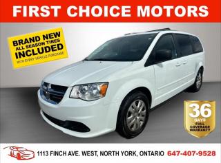 Welcome to First Choice Motors, the largest car dealership in Toronto of pre-owned cars, SUVs, and vans priced between $5000-$15,000. With an impressive inventory of over 300 vehicles in stock, we are dedicated to providing our customers with a vast selection of affordable and reliable options. <br><br>Were thrilled to offer a used 2017 Dodge Grand Caravan SXT, white color with 210,000km (STK#7085) This vehicle was $11990 NOW ON SALE FOR $9990. It is equipped with the following features:<br>- Automatic Transmission<br>- 3rd row seating<br>- Stow & Go<br>- Parking distance control<br>- Power windows<br>- Power locks<br>- Power mirrors<br>- Air Conditioning<br><br>At First Choice Motors, we believe in providing quality vehicles that our customers can depend on. All our vehicles come with a 36-day FULL COVERAGE warranty. We also offer additional warranty options up to 5 years for our customers who want extra peace of mind.<br><br>Furthermore, all our vehicles are sold fully certified with brand new brakes rotors and pads, a fresh oil change, and brand new set of all-season tires installed & balanced. You can be confident that this car is in excellent condition and ready to hit the road.<br><br>At First Choice Motors, we believe that everyone deserves a chance to own a reliable and affordable vehicle. Thats why we offer financing options with low interest rates starting at 7.9% O.A.C. Were proud to approve all customers, including those with bad credit, no credit, students, and even 9 socials. Our finance team is dedicated to finding the best financing option for you and making the car buying process as smooth and stress-free as possible.<br><br>Our dealership is open 7 days a week to provide you with the best customer service possible. We carry the largest selection of used vehicles for sale under $9990 in all of Ontario. We stock over 300 cars, mostly Hyundai, Chevrolet, Mazda, Honda, Volkswagen, Toyota, Ford, Dodge, Kia, Mitsubishi, Acura, Lexus, and more. With our ongoing sale, you can find your dream car at a price you can afford. Come visit us today and experience why we are the best choice for your next used car purchase!<br><br>All prices exclude a $10 OMVIC fee, license plates & registration  and ONTARIO HST (13%)