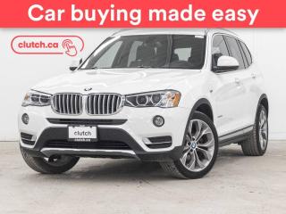 Used 2017 BMW X3 xDrive28i AWD w/ Rearview Cam, Bluetooth, Dual Zone A/C for sale in Bedford, NS