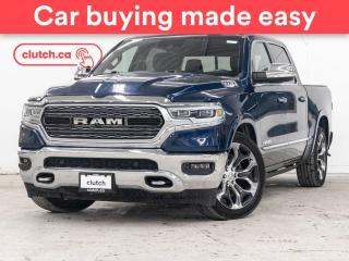 Used 2019 RAM 1500 Limited Crew Cab 4X4 w/ Uconnect 4C, Apple CarPlay & Android Auto, Rearview Cam for sale in Toronto, ON