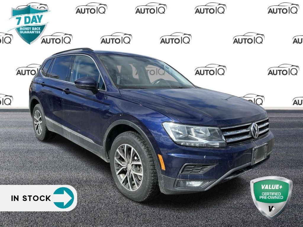 Used 2021 Volkswagen Tiguan Comfortline Leather Interior Heated Seats Apple CarPlay & Android Auto Touchscreen w/ Backup Camera Hand for Sale in St. Thomas, Ontario