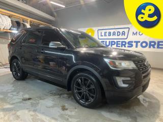 Used 2017 Ford Explorer Sport pck 4WD * Carfax Clean * Navigation System * Power Dual Sunroof * Leather/Suede Interior * 20 inch Black Ford Alloys/Great Tires/Tinted * Black for sale in Cambridge, ON
