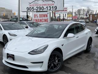 Used 2018 Tesla Model 3 LONG RANGE AWD Pearl White/Dual Climate/Leather/Autopilot/Blind Spot/Navi for sale in Mississauga, ON