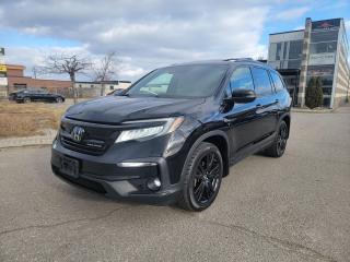 <p>BEAUTIFUL FULLY LOADED 2019 HONDA PILOT BLACK EDITION!! LOCAL ONTARIO, CLEAN CARFAX! DRIVES LIKE A DREAM!! NAVI, DVD, HEATED SEATS, SUNROOF, REVERSE CAMERA + MUCH MORE!! SUPER CLEAN INSIDE AND OUT!! CALL TODAY!! </p><p> </p><p>THE FULL CERTIFICATION COST OF THIS VEICHLE IS AN <strong>ADDITIONAL $690+HST</strong>. THE VEHICLE WILL COME WITH A FULL VAILD SAFETY AND 36 DAY SAFETY ITEM WARRANTY. THE OIL WILL BE CHANGED, ALL FLUIDS TOPPED UP AND FRESHLY DETAILED. WE AT TWIN OAKS AUTO STRIVE TO PROVIDE YOU A HASSLE FREE CAR BUYING EXPERIENCE! WELL HAVE YOU DOWN THE ROAD QUICKLY!!! </p><p><strong>Financing Options Available!</strong></p><p><strong>TO CALL US 905-339-3330 </strong></p><p>We are located @ 2470 ROYAL WINDSOR DRIVE (BETWEEN FORD DR AND WINSTON CHURCHILL) OAKVILLE, ONTARIO L6J 7Y2</p><p>PLEASE SEE OUR MAIN WEBSITE FOR MORE PICTURES AND CARFAX REPORTS</p><p><span style=font-size: 18pt;>TwinOaksAuto.Com</span></p>