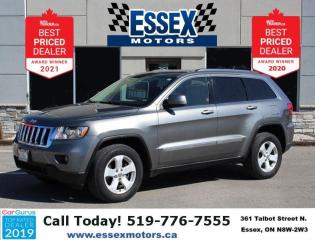 Used 2013 Jeep Grand Cherokee Laredo*Heated Leather*Moon Roof*Bluetooth*Rear Cam for sale in Essex, ON