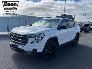 <h2><span style=font-size:18px><span style=color:#2ecc71><strong>Check out this 2024 GMC Terrain AT4 All-Wheel Drive!</strong></span></span></h2>

<p><span style=font-size:16px>Powered by a 1.5L 4cyl engine with up to 175hp & up to 203 lb-ft of torque.</span></p>

<p><span style=font-size:16px><strong>Comfort & Convenience Features: </strong>includes remote start/entry, heated seats, heated steering wheel, power liftgate, HD rear vision & 17" gloss black aluminum wheels.</span></p>

<p><span style=font-size:16px><strong>Infotainment Tech & Audio:</strong> includes 8" diagonal GMC Infotainment System includes multi-touch display, Bose premium audio system, Bluetooth streaming audio for music and most phones, Android Auto and Apple CarPlay capability for compatible phones, advanced voice recognition & AM/FM/SiriusXM stereo.</span></p>

<p><span style=font-size:16px><strong>This SUV also comes equipped with the following package…</strong></span></p>

<p><span style=font-size:16px><strong>GMC Pro Safety Plus:</strong> lane change alert with side blind zone alert, rear cross traffic alert, rear park assist, adaptive cruise control, safety alert seat & outside heated power-adjustable mirrors including manual-folding with LED turn signal indicators.</span></p>

<h2><span style=color:#2ecc71><span style=font-size:18px><strong>Come test drive this SUV today!</strong></span></span></h2>

<h2><span style=color:#2ecc71><span style=font-size:18px><strong>613-257-2432</strong></span></span></h2>
