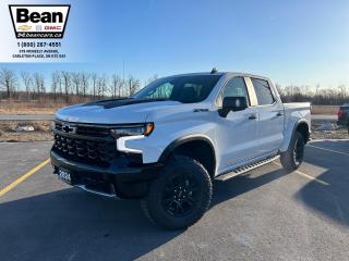 <h2><span style=color:#2ecc71><span style=font-size:18px><strong>Check out this 2024 Chevrolet Silverado 1500 ZR2 4WD</strong></span></span></h2>

<p><span style=font-size:16px>Powered by a 6.2L V8engine with up to 420hp & up to 460 lb-ft of torque.</span></p>

<p><span style=font-size:16px><strong>Comfort & Convenience Features:</strong>includes remote start/entry, heated/ventilated front seats, heated steering wheel, sunroof, HD rear view camera & 18 gloss blackaluminum wheels.</span></p>

<p><span style=font-size:16px><strong>Infotainment Tech & Audio:</strong>includesChevrolet Infotainment 3 Premium system with Google built-in compatibility including navigation, 13.4 diagonal HD color touchscreen, includes multi-touch display, AM/FM stereo, Bluetooth streaming audio for music and most phones, wireless Apple CarPlay & Android Auto capability & advanced voice recognition.</span></p>

<p><span style=font-size:16px><strong>This truck also comes equipped with the following packages</strong></span></p>

<p><span style=font-size:16px><strong>Technology Package</strong>- Rear Camera Mirror Inside rearview mirror auto-dimming with full camera display. 15 Diagonal MulticolourHead-Up Display Adaptive Cruise Control Power Tilt & Telescoping Steering Column.</span></p>

<p><span style=font-size:16px><strong>Dark Apperance Package:</strong>Black Badging, Black Decals, Black Exhaust Tips</span></p>

<p><span style=font-size:16px><strong>Chevy Safety Assist:</strong>Automatic Emergency Braking, Front Pedestrian Braking, Lane Keep Assist, Forward Collision Alert, Following Distance Indicator and Intellibeam Auto High Beams.</span></p>

<h2><span style=color:#2ecc71><span style=font-size:18px><strong>Come test drive this truck today!</strong></span></span></h2>

<h2><span style=color:#2ecc71><span style=font-size:18px><strong>613-257-2432</strong></span></span></h2>