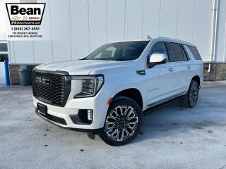 <h2><span style=color:#2ecc71><span style=font-size:18px><strong>Check out this 2023GMC Yukon Denali Ultimate!</strong></span></span></h2>

<p><span style=font-size:16px>Powered by a Duramax 3.0L I6engine with up to 420hp & up to 460lb-ft of torque</span></p>

<p><span style=font-size:16px><strong>Comfort & Convenience Features:</strong>Includes remote start/entry, sunroof, heated front & 2ndrow rear seats, heated steering wheel, ventilated front seats, hitch guidance, HD surround vision, power liftgate & power folding 3rdrow.</span></p>

<p><span style=font-size:16px><strong>Infotainment Tech & Audio:</strong>Includes 10.2 premium infotainment display with navigation, Bose speaker system, wireless charging & Apple CarPlay & Android Auto capable.</span></p>

<p><span style=font-size:16px><strong>This SUV comes equipped with the following packages...</strong></span></p>

<p><span style=font-size:16px><strong>Floor Liner Package (LPO):</strong>Dealer-installed. 1st & 2nd Rows Premium Floor Liners (LPO) Includes brand badging. Dealer-installed. 3rd Row All-Weather Floor Liners (LPO) Dealer-installed. All-Weather Cargo Mat (LPO) Dealer-installed.</span></p>

<p><span style=font-size:16px><strong>Premium Capability Package with Active Response 4WD: </strong>Includes Air Ride Adaptive suspension and electronic limited-slip differential</span></p>

<h2><span style=font-size:16px><span style=color:#2ecc71><strong>Come test drive this SUV today!</strong></span></span></h2>

<h2><span style=font-size:16px><span style=color:#2ecc71><strong>613-257-2432</strong></span></span></h2>