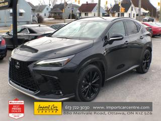 Used 2022 Lexus NX 350 F SPORT 1, HTD. & COOLED SEATS, HTD. STEER., HUDS for sale in Ottawa, ON
