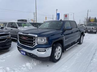 Used 2018 GMC Sierra 1500 4X4 Crew Cab SLE ~NAV ~Bluetooth ~Backup Cam for sale in Barrie, ON