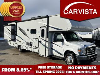 FREE STORAGE TILL SPRING 2024! Come see why Carvista has been the Consumer Choice Award Winner for 4 consecutive years! 2021-2024! Dont play the waiting game, our units are instock, no pre-order necessary!!                                  
WAS $238100 MSRP NEW, SAVE THOUSANDS FOR A LIKE NEW CLASS C MOTORHOME! 

 Are you ready to hit the open road in style and comfort? Look no further than this pristine 2023 Yellowstone M-6320 Class C Motorhome. Crafted with meticulous attention to detail and equipped with top-of-the-line features, this motorhome is your ticket to unforgettable adventures.

Specs:
32.92 feet long
GVWR 14500lbs
Tow Capacity 5000lbs
42lb propane capacity
Sleeping for up to 8!

Exterior Features:

Sleek and aerodynamic design for improved fuel efficiency
Durable fiberglass exterior with eye-catching graphics
Large power awning provides ample shade on sunny days
LED exterior lighting for enhanced visibility and ambiance
Roof ladder for easy access to the roof
Exterior storage compartments for all your gear and necessities
Backup camera system for added safety and convenience

Interior Amenities:

Spacious and well-appointed living area with slide-out for added roominess
Premium residential-style flooring for durability and easy cleaning
Comfortable sleeping accommodations for up to 8 people
Overhead bunk with integrated entertainment center for cozy movie nights
Convertible dinette and sofa for versatile seating and sleeping options
Fully equipped kitchen with stainless steel appliances, including a refrigerator, microwave, and stove
Solid surface countertops and ample cabinet space for meal preparation and storage
Private bathroom with shower, toilet, and sink
6 gallon water heater for on-demand hot water
Ducted air conditioning and heating system for year-round comfort

Driving Experience:

Ford E-450 chassis with a powerful V8 7.3L engine for smooth and reliable performance
Automatic transmission for effortless driving
Cruise control for long-distance travel
Power steering and anti-lock brakes for enhanced maneuverability and safety
Touchscreen infotainment system with navigation, Bluetooth, and USB connectivity
Captains chairs with armrests for ultimate driving comfort
Tinted windows for privacy and UV protection
Onan 4000kw Generator for off-grid adventures

Additional Features:

Solar panel pre-wiring for eco-friendly power options
External propane connection for outdoor grilling
Wi-Fi and satellite TV ready for entertainment on the go
Smoke and carbon monoxide detectors for peace of mind
Multiple USB charging ports throughout the motorhome
Exterior shower for rinsing off after outdoor activities

Dont miss out on the opportunity to own this luxurious and versatile 2023 Yellowstone M-6320 Class C Motorhome. Whether youre embarking on a cross-country road trip or enjoying a weekend getaway in the great outdoors, this motorhome is sure to exceed your expectations. Contact us today to schedule a viewing and start making memories that will last a lifetime!

 Come see why Carvista has been the Consumer Choice Award Winner for 4 consecutive years! 2021, 2022, 2023 AND 2024! Dont play the waiting game, our units are instock, no pre-order necessary!! See for yourself why Carvista has won this prestigious award and continues to serve its community. Carvista Approved! Our RVista package includes a complete inspection of your camper that includes general testing of the camper systems! We pride ourselves in providing the highest quality trailers possible, and include a rigorous detail to ensure you get the cleanest trailer around.
Prices and payments exclude GST OR PST 
Carvista Inc. Dealer Permit # 1211
Category: Used Camper
Units may not be exactly as shown, please verify all details with a sales person.