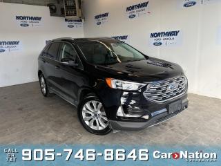 Used 2020 Ford Edge TITANIUM | AWD |LEATHER |TOUCHSCREEN |PWR LIFTGATE for sale in Brantford, ON