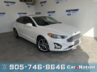 Used 2019 Ford Fusion Hybrid TITANIUM | HYBRID | LEATHER | SUNROOF | NAVIGATION for sale in Brantford, ON