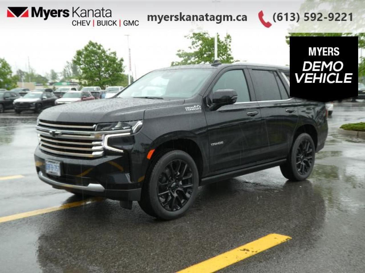 Used 2024 Chevrolet Tahoe High Country  - Sunroof - Leather Seats for sale in Kanata, ON