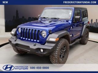 *JOIN JEEP NATION!!!!! THIS IS A STEELE OF A DEAL!!!!!!*his Used 2018 Jeep Wrangler Sport is the perfect vehicle for those who love adventure and off-road exploration. With an odometer reading of 71,900 kilometers, this Jeep has plenty of life left to take you on all your future journeys. The gasoline engine is a powerful Regular Unleaded V-6 3.6 L/220, providing the strength and reliability needed for any terrain. One important feature that stands out in this Jeep is the parkview back-up camera, which adds an extra layer of safety and convenience when maneuvering in tight spaces. Additionally, the proximity key for push button start only makes getting in and out of the vehicle a breeze, allowing you to focus on your next adventure without fumbling for keys. With a city KM/L of 13 and highway KM/L of 10, this Wrangler Sport offers both efficiency and capability for all types of driving conditions. Dont miss out on the opportunity to own this rugged and versatile vehicle thats ready to take you on all your future outdoor excursions.*BOOK YOUR TEST DRIVE TODAY AT WWW.FREDERICTONHYUNDAI.COM*