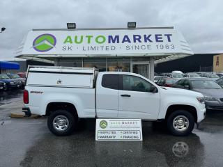 Used 2015 Chevrolet Colorado SPORT EXT. CAB CANOPY INSPECTED W/BCAA MEMBERSHIP & WARRANTY! for sale in Langley, BC