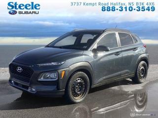 New Price! Odometer is 32099 kilometers below market average! Thunder Gray 2018 Hyundai Kona 2.0L Luxury AWD 6-Speed Automatic 2.0L I4 MPI DOHC 16V LEV3-ULEV70 147hp Atlantic Canadas largest Subaru dealer.All Wheel Drive, Alloy wheels, AppLink/Apple CarPlay and Android Auto, Automatic temperature control, Electronic Stability Control, Exterior Parking Camera Rear, Fully automatic headlights, Heated Front Bucket Seats, Heated steering wheel, Leather Seat Trim, Power moonroof, Radio: AM/FM/SiriusXM/HD Radio/MP3 Audio System, Rear Parking Sensors, Steering wheel mounted audio controls, Telescoping steering wheel, Tilt steering wheel.WE MAKE IT EASY!Reviews:* Owners tend to report being impressed by the Konas unique looks, sporty and refined drive, strong wintertime performance, maneuverability, and overall bang for the buck. Enthusiast drivers should find the available turbo engine and paddle-shift transmission to be smooth and thrifty when driven gently, and entertaining and eager when driven spiritedly. Source: autoTRADER.ca