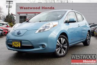 Recent Arrival! Morning Sky Blue 2015 Nissan Leaf 4D Hatchback SL SL $800 PST Rebate FWD Single Speed Reducer Electric Motor$1500 Rebate for finance, One low hassle free pre negotiated price, PST Rebate is not included in above price and is based on PST due, Electric charge cord and 2 keys with every purchase of an EV from Westwood Honda.Westwood Hondas Buy Smart Standard program includes a thorough safety inspection, detailed Car Proof report that shows the history of the car youre buying, 1 year road hazard, 2 months 5000 km powertrain warranty and 6 months tire, brakes, battery, and bulbs. We give you a complete professional detail, full tank of gas and our best low price first which is based on live market pricing to guarantee you tremendous value and a non-stressful, no-haggle experience. And youll get 3 free months of Sirius radio where equipped! Buy your car from home.Just click build your deal to start the process. It is easy 7 day Exchange. $588 admin fee. Westwood Honda DL #31286.Reviews:  * Most owners rave about Leafs cheap-to-run costs, the joy of never visiting a gas station, and the charm of planning out daily errands and tracking down new charging stations to maximize on the Leafs EV range. Though any number of gasoline-powered cars can be had for less money and with no range anxiety, Leaf is almost universally loved by its owners who drive about 75 km per day or less. Its also easy to park, and very quiet. Performance, thanks to the on-demand electric torque, is a pleasant surprise according to many owners, too. Source: autoTRADER.ca