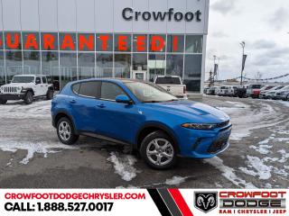 <b>Sunroof,  Heated Steering Wheel,  Cooled Seats,  Navigation,  Premium Audio!</b><br> <br> <br> <br>  As a compact SUV, this 2023 Hornet perfectly encapsules Dodges obsession for incredible performance. <br> <br>This all-new 2023 Dodge Hornet is the Detroit-based automakers first foray into the compact SUV segment, and it certainly has caused quite the stir. Sharp aggressive exterior styling combined with astounding performance from a selection of powertrains ensure that this head-turning SUV stays on top of the pack. With an addition of a new hybrid power unit, exceptional acceleration as well as impressive efficiency is expected. For a taste of the new chapter of Dodge, step this way.<br> <br> This blue SUV  has a 9 speed automatic transmission and is powered by a  268HP 2.0L 4 Cylinder Engine.<br> <br> Our Hornets trim level is GT Plus. Stepping up to this GT Plus trim rewards you with inbuilt navigation, ventilated and heated leather seats with power adjustment and lumbar support, a power liftgate, a leather-wrapped heated steering wheel, remote engine start, and an 8-speaker Harman Kardon audio system. Other amazing standard features include a 10.25-inch infotainment screen powered by Uconnect 5 with Apple CarPlay and Android Auto, LED lights with daytime running lights and automatic high beams, and power heated side mirrors. Safety on the road is assured thanks to blind spot detection, ParkSense rear parking sensors, forward collision warning with rear cross path detection, lane departure warning, and a ParkView back-up camera. Additional features include mobile hotspot internet access, front and rear cupholders, proximity keyless entry with push button start, traffic distance pacing, dual-zone front air conditioning, and so much more! This vehicle has been upgraded with the following features: Sunroof,  Heated Steering Wheel,  Cooled Seats,  Navigation,  Premium Audio,  Power Liftgate,  Remote Start. <br><br> <br/><br><h3><a href=https://www.crowfootdodgechrysler.com/tools/autoverify/finance.htm>Click here for instant pre-approval!</a></h3><br>

We pride ourselves in consistently exceeding our customers expectations. Please dont hesitate to give us a call.<br> Come by and check out our fleet of 80+ used cars and trucks and 130+ new cars and trucks for sale in Calgary.  o~o