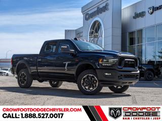 <b>Tow Package,  Navigation,  SiriusXM,  Apple CarPlay,  Android Auto!</b><br> <br> <br> <br>  Whether youre on the job site, driving around town, or making a long-haul trip, this Ram 2500 HD gets the job done with ease. <br> <br>Endlessly capable, this 2024 Ram 2500HD pulls out all the stops, and has the towing capacity that sets it apart from the competition. On top of its proven Ram toughness, this Ram 2500HD has an ultra-quiet cabin full of amazing tech features that help make your workday more enjoyable. Whether youre in the commercial sector or looking for serious recreational towing rig, this impressive 2500HD is ready for anything that you are.<br> <br> This blue sought after diesel Crew Cab 4X4 pickup   has a 6 speed automatic transmission and is powered by a Cummins 370HP 6.7L Straight 6 Cylinder Engine.<br> <br> Our 2500s trim level is Power Wagon. Upgrading to this ultra capable Ram 2500 Power Wagon is a great choice as it comes well equipped with an exclusive Power Wagon front grille, durable powder-coated bumpers, wider fender flares, unique aluminum wheels, special embossed seats and a power driver seat. It also has electronic locking differentials for unmatched off-road capability, skid plates, power heated trailer mirrors, a great sound system with a larger 8.4 inch touchscreen, Apple CarPlay, Android Auto and wireless streaming audio, LED headlamps and fog lights, push button start with proximity sensors, cargo box lights, a class V hitch receiver, a rear view camera and a heavy duty off-road suspension that is designed to handle whatever you put in front of it! This vehicle has been upgraded with the following features: Tow Package,  Navigation,  Siriusxm,  Apple Carplay,  Android Auto,  Heated Seats,  4g Wi-fi. <br><br> <br/> Weve discounted this vehicle $9450. Incentives expire 2024-07-02.  See dealer for details. <br> <br><h3><a href=https://www.crowfootdodgechrysler.com/tools/autoverify/finance.htm>Click here for instant pre-approval!</a></h3><br>

We pride ourselves in consistently exceeding our customers expectations. Please dont hesitate to give us a call.<br> Come by and check out our fleet of 80+ used cars and trucks and 130+ new cars and trucks for sale in Calgary.  o~o  Vehicle pricing offer shown expire 2024-05-31.