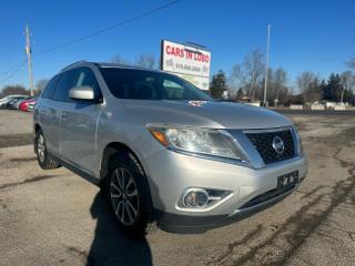 <p><span style=font-size: 14pt;><strong>2013 NISSAN PATHFINDER SL AWD! </strong></span></p><p> </p><p> </p><p> </p><p><span style=font-size: 14pt;><strong>CARS IN LOBO LTD. (Buy - Sell - Trade - Finance) <br /></strong></span><span style=font-size: 14pt;><strong style=font-size: 18.6667px;>Office# - 519-666-2800<br /></strong></span><span style=font-size: 14pt;><strong>TEXT 24/7 - 226-289-5416</strong></span></p><p><span style=font-size: 12pt;>-> LOCATION <a title=Location  href=https://www.google.com/maps/place/Cars+In+Lobo+LTD/@42.9998602,-81.4226374,15z/data=!4m5!3m4!1s0x0:0xcf83df3ed2d67a4a!8m2!3d42.9998602!4d-81.4226374 target=_blank rel=noopener>6355 Egremont Dr N0L 1R0 - 6 KM from fanshawe park rd and hyde park rd in London ON</a><br />-> Quality pre owned local vehicles. CARFAX available for all vehicles <br />-> Certification is included in price unless stated AS IS or ask about our AS IS pricing<br />-> We offer Extended Warranty on our vehicles inquire for more Info<br /></span><span style=font-size: small;><span style=font-size: 12pt;>-> All Trade ins welcome (Vehicles,Watercraft, Motorcycles etc.)</span><br /><span style=font-size: 12pt;>-> Financing Available on qualifying vehicles <a title=FINANCING APP href=https://carsinlobo.ca/fast-loan-approvals/ target=_blank rel=noopener>APPLY NOW -> FINANCING APP</a></span><br /><span style=font-size: 12pt;>-> Register & license vehicle for you (Licensing Extra)</span><br /><span style=font-size: 12pt;>-> No hidden fees, Pressure free shopping & most competitive pricing</span></span></p><p><span style=font-size: small;><span style=font-size: 12pt;>MORE QUESTIONS? FEEL FREE TO CALL (519 666 2800)/TEXT </span></span><span style=font-size: 18.6667px;>226-289-5416</span><span style=font-size: small;><span style=font-size: 12pt;> </span></span><span style=font-size: 12pt;>/EMAIL (Sales@carsinlobo.ca)</span></p>