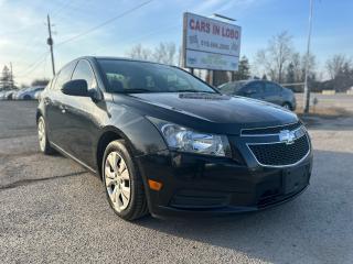 <p><span style=font-size: 14pt;><strong>2013 CHEVROLET CRUZE LS! </strong></span></p><p> </p><p> </p><p><span style=font-size: 14pt;><strong>CARS IN LOBO LTD. (Buy - Sell - Trade - Finance) <br /></strong></span><span style=font-size: 14pt;><strong style=font-size: 18.6667px;>Office# - 519-666-2800<br /></strong></span><span style=font-size: 14pt;><strong>TEXT 24/7 - 226-289-5416</strong></span></p><p><span style=font-size: 12pt;>-> LOCATION <a title=Location  href=https://www.google.com/maps/place/Cars+In+Lobo+LTD/@42.9998602,-81.4226374,15z/data=!4m5!3m4!1s0x0:0xcf83df3ed2d67a4a!8m2!3d42.9998602!4d-81.4226374 target=_blank rel=noopener>6355 Egremont Dr N0L 1R0 - 6 KM from fanshawe park rd and hyde park rd in London ON</a><br />-> Quality pre owned local vehicles. CARFAX available for all vehicles <br />-> Certification is included in price unless stated AS IS or ask about our AS IS pricing<br />-> We offer Extended Warranty on our vehicles inquire for more Info<br /></span><span style=font-size: small;><span style=font-size: 12pt;>-> All Trade ins welcome (Vehicles,Watercraft, Motorcycles etc.)</span><br /><span style=font-size: 12pt;>-> Financing Available on qualifying vehicles <a title=FINANCING APP href=https://carsinlobo.ca/fast-loan-approvals/ target=_blank rel=noopener>APPLY NOW -> FINANCING APP</a></span><br /><span style=font-size: 12pt;>-> Register & license vehicle for you (Licensing Extra)</span><br /><span style=font-size: 12pt;>-> No hidden fees, Pressure free shopping & most competitive pricing</span></span></p><p><span style=font-size: small;><span style=font-size: 12pt;>MORE QUESTIONS? FEEL FREE TO CALL (519 666 2800)/TEXT </span></span><span style=font-size: 18.6667px;>226-289-5416</span><span style=font-size: small;><span style=font-size: 12pt;> </span></span><span style=font-size: 12pt;>/EMAIL (Sales@carsinlobo.ca)</span></p>