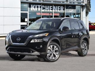 <b>Moonroof,  Apple CarPlay,  Android Auto,  Heated Seats,  Heated Steering Wheel!</b><br> <br> <br> <br><br> <br>  The Rogue is built to serve as a well-rounded crossover, with rugged design, a comfortable ride and modern interior tech. <br> <br>Nissan was out for more than designing a good crossover in this 2023 Rogue. They were designing an experience. Whether your adventure takes you on a winding mountain path or finding the secrets within the city limits, this Rogue is up for it all. Spirited and refined with space for all your cargo and the biggest personalities, this Rogue is an easy choice for your next family vehicle.<br> <br> This super black SUV  has an automatic transmission and is powered by a  1.5L I3 12V GDI DOHC Turbo engine.<br> <br> Our Rogues trim level is SV Moonroof. Step up to this SV trim for the ProPILOT Assist suite of active safety features like lane keep assist, blind spot intervention, and the 360 degree around view monitor while the dual panel panoramic moonroof, wi-fi, remote start, and Nissan Intelligent Key provide next level comfort and convenience. Dial in adventure with the AWD terrain selector that keeps you rolling no matter the conditions. Go Rogue with driver assistance features like forward collision warning, emergency braking with pedestrian detection, lane departure warning, blind spot warning, high beam assist, driver alertness, and a rearview camera while heated seats, dual zone climate control, and a heated steering wheel bring amazing luxury. NissanConnect touchscreen infotainment with Apple CarPlay and Android Auto makes for an engaging experience. This vehicle has been upgraded with the following features: Moonroof,  Apple Carplay,  Android Auto,  Heated Seats,  Heated Steering Wheel,  Remote Start,  Aluminum Wheels. <br><br> <br>To apply right now for financing use this link : <a href=https://www.kitchenernissan.com/finance-application/ target=_blank>https://www.kitchenernissan.com/finance-application/</a><br><br> <br/> See dealer for details. <br> <br><b>KITCHENER NISSAN IS DEDICATED TO AWESOME AND DRIVEN TO SURPASS EXPECTATIONS!</b><br>Awesome Customer Service <br>Friendly No Pressure Sales<br>Family Owned and Operated<br>Huge Selection of Vehicles<br>Master Technicians<br>Free Contactless Delivery -100km!<br><b>WE LOVE TRADE-INS!</b><br>We will pay top dollar for your trade even if you dont buy from us!   <br>Kitchener Nissan trades are made easy! We have specialized buyers that are waiting to purchase your unique vehicle. To get optimal value for you, we can also place your vehicle on live auction. <br>Home to thousands of bidders!<br><br><b>MARKET PRICED DEALERSHIP</b><br>We are a Market Priced dealership and are proud of it! <br>What is market pricing? ALL our vehicles are listed online. We continuously monitor online prices daily to ensure we find the best deal, so that you dont have to! We make sure were offering the highest level of savings amongst our competitors! Not only do we offer the advantage of market pricing, at Kitchener Nissan we aim to inspire confidence by providing a transparent and effortless vehicle purchasing experience. <br><br><b>CONTACT US TODAY AND FIND YOUR DREAM VEHICLE!</b><br><br>1450 Victoria Street N, Kitchener | www.kitchenernissan.com | Tel: 855-997-7482 <br>Contact us or visit the dealership and let us surpass your expectations! <br> Come by and check out our fleet of 60+ used cars and trucks and 80+ new cars and trucks for sale in Kitchener.  o~o