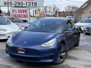 Used 2018 Tesla Model 3 LONG RANGE AWD / Blind Spot Cameras / Moonroof / HTD Seats / Leather for sale in Mississauga, ON