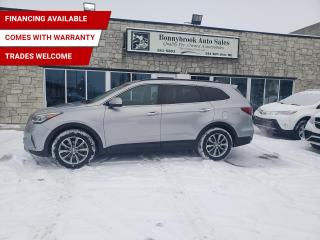Need a vehicle that has style and class? Look at our Pre-Owned 2018 HYUNDAI SANTA FE PREMIUM XL 7 PASSENGER AWD (Pictured in photo) /Filled with top options including Leather All wheel drive Heated Seats, Keyless Entry, Bluetooth, Power Mirrors, Power liftgate, Rear view Camera Power Locks, Power Windows./Air /Tilt /Cruise/ Am/Fm Cd. player Smooth ride at a great price thats ready for your test drive. Fully inspected and given a clean bill of health by our technicians and a 6 Month warranty package.. Fully detailed on the interior and exterior so it feels like new to you. There should never be any surprises when buying a used car, thats why we share our Mechanical Fitness Assessment and Carfax with our customers, so you know what we know. Bonnybrook Auto sales is helping thousands find quality used vehicles at prices they can afford. If you would like to book a test drive, have questions about a vehicle or need information on finance rates, give our friendly staff a call today! Bonnybrook auto sales is proudly one of the few car dealerships that have been serving Calgary for over Twenty years. /TRADE INS WELCOMED/ Amvic Licensed Business.  Due to the recent increase for used vehicles.  Demand and sales combined with  the U.S exchange rate, a lot  vehicles are being exported to the U.S. We are in need of pre-owned vehicles. We give top dollar for your trades.  We also purchase all makes and models of vehicles.