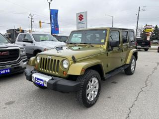 Used 2008 Jeep Wrangler Unlimited Sahara 4x4 ~Power Windows ~Remote Start for sale in Barrie, ON
