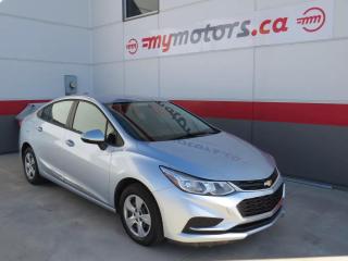 2018 Chevrolet Cruze LT    **6SPD MANUAL TRANSMISSION**BLUETOOTH**POWER WINDOWS**POWER LOCKS**AUTO HEADLIGHTS**BACKUP CAMERA**      *** VEHICLE COMES CERTIFIED/DETAILED *** NO HIDDEN FEES *** FINANCING OPTIONS AVAILABLE - WE DEAL WITH ALL MAJOR BANKS JUST LIKE BIG BRAND DEALERS!! ***     HOURS: MONDAY - WEDNESDAY & FRIDAY 8:00AM-5:00PM - THURSDAY 8:00AM-7:00PM - SATURDAY 8:00AM-1:00PM    ADDRESS: 7 ROUSE STREET W, TILLSONBURG, N4G 5T5