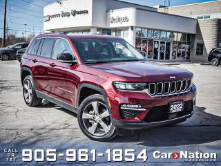 Used 2022 Jeep Grand Cherokee Limited 4x4| NAV| LEATHER| BLIND SPOT DETECTION| for sale in Burlington, ON