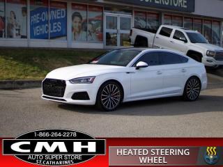 Used 2018 Audi A5 Sportback 2.0 TFSI quattro Technik  **RED LEATH** for sale in St. Catharines, ON