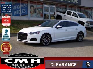 Used 2018 Audi A5 Sportback 2.0 TFSI quattro Technik  S-LINE for sale in St. Catharines, ON