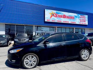 Used 2017 Ford Focus 5dr HB Titanium NAV LEATHER SUNROOF WE FINANCE ALL for sale in London, ON