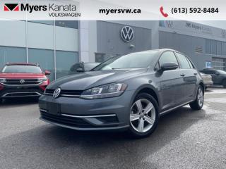 <b>Navigation,  Aluminum Wheels,  Android Auto,  Apple CarPlay,  Heated Seats!</b><br> <br>  Compare at $23496 - Our Price is just $22499! <br> <br>   Now in its seventh generation, this Volkswagen Golf is close to being the example of automotive perfection. This  2021 Volkswagen Golf is for sale today in Kanata. <br> <br>Seven generations of successful models has brought this 2021 Volkswagen Golf as close to perfection as any vehicle can get. Ultimately refined, comfortable and highly versatile, this Volkswagen Golf is the rational and obvious choice for a new economical, stylish family compact that delivers on all promises of being a perfect everyday vehicle.This  hatchback has 96,625 kms. Its  platinum gray metallic in colour  . It has an automatic transmission and is powered by a  1.4L I4 16V GDI DOHC Turbo engine.  This unit has some remaining factory warranty for added peace of mind. <br> <br> Our Golfs trim level is Comfortline. This Golf Comfortline comes extremely well equipped and it includes features like elegant aluminum wheels, a 6 speaker stereo with an 8 inch touchscreen, satellite navigation, LED brake lights, fully automatic headlamps, App-Connect smart phone connectivity, Bluetooth streaming audio, heated comfort seats, a leather wrapped steering wheel, a 60/40 split-folding rear seats with centre armrest and pass-through, cruise control, Android Auto, Apple CarPlay, remote keyless entry, a rear view camera and much more. This vehicle has been upgraded with the following features: Navigation,  Aluminum Wheels,  Android Auto,  Apple Carplay,  Heated Seats,  Touchscreen,  Streaming Audio. <br> <br>To apply right now for financing use this link : <a href=https://www.myersvw.ca/en/form/new/financing-request-step-1/44 target=_blank>https://www.myersvw.ca/en/form/new/financing-request-step-1/44</a><br><br> <br/><br>Backed by Myers Exclusive NO Charge Engine/Transmission for life program lends itself for your peace of mind and you can buy with confidence. Call one of our experienced Sales Representatives today and book your very own test drive! Why buy from us? Move with the Myers Automotive Group since 1942! We take all trade-ins - Appraisers on site - Full safety inspection including e-testing and professional detailing prior delivery! Every vehicle comes with a free Car Proof History report.<br><br>*LIFETIME ENGINE TRANSMISSION WARRANTY NOT AVAILABLE ON VEHICLES MARKED AS-IS, VEHICLES WITH KMS EXCEEDING 140,000KM, VEHICLES 8 YEARS & OLDER, OR HIGHLINE BRAND VEHICLES (eg.BMW, INFINITI, CADILLAC, LEXUS...). FINANCING OPTIONS NOT AVAILABLE ON VEHICLES MARKED AS-IS OR AS-TRADED.<br> Come by and check out our fleet of 40+ used cars and trucks and 100+ new cars and trucks for sale in Kanata.  o~o