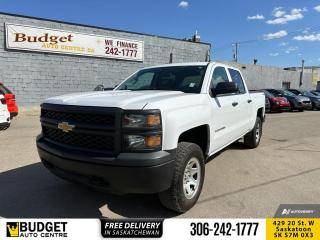 Silverado is designed to go where you go. Whether to work or out on the town, youll always be in style. This  2014 Chevrolet Silverado 1500 is for sale today. <br> <br>The Silverado 1500 is the result of almost a century of Chevy truck building know-how. All new for 2014, the Silverado combines proven power with its unparalleled fuel efficiency, a quiet pickup cabin with tough-as-nails ruggedness, and fantastic exterior design. The cabin is far quieter and more refined than the last generation, and the infotainment options and safety technology are fully modern with all of the latest features. Get the job done in the 2014 Chevy Silverado 1500. This  Crew Cab 4X4 pickup  has 220,848 kms. Its  white in colour  . It has a 6 speed automatic transmission and is powered by a   5.3L 8 Cylinder Engine.  <br> <br>To apply right now for financing use this link : <a href=https://www.budgetautocentre.com/used-cars-saskatoon-financing/ target=_blank>https://www.budgetautocentre.com/used-cars-saskatoon-financing/</a><br><br> <br/><br><br> Budget Auto Centre has been a trusted name in the Automotive industry for over 40 years. We have built our reputation on trust and quality service. With long standing relationships with our customers, you can trust us for advice and assistance on all your automotive needs. </br>

<br> With our Credit Repair program, and over 250+ well-priced used vehicles in stock, youll drive home happy. We are driven to ensure the best in customer satisfaction and look forward working with you. </br> o~o
